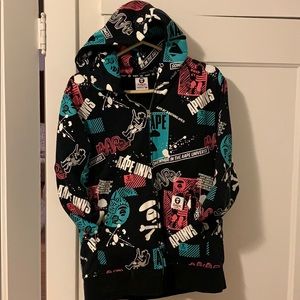 Aape graphic zip up